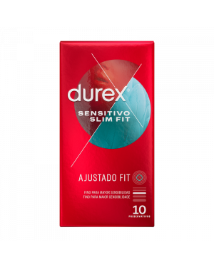 DUREX SENSITIVO SLIM FIT 10 UDS