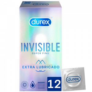 DUREX INVISIBLE EXTRA LUBRICAT 12U