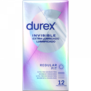 DUREX INVISIBLE EXTRA LUBRICADO 12 UDS