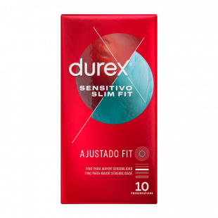 DUREX SENSITIVO SLIM FIT 10U